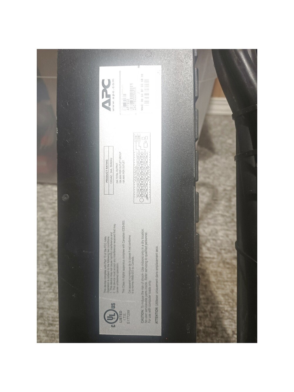APC Network-Managed Rack APC-PDU-NMC (0U Vertical, Metered or Switched) with...